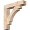 Ekena Millwork Merced Block Smooth Bracket w/ Offset Brace, Douglas Fir, 7 1/2"W x 36"D x 36"H BKT0806X36X36MRC05SDF - alternate 1